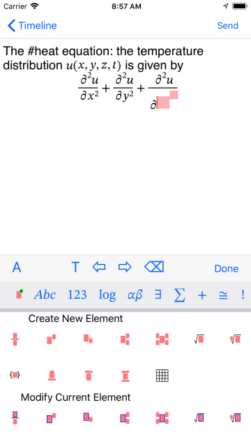 iOS Editor Screenshot